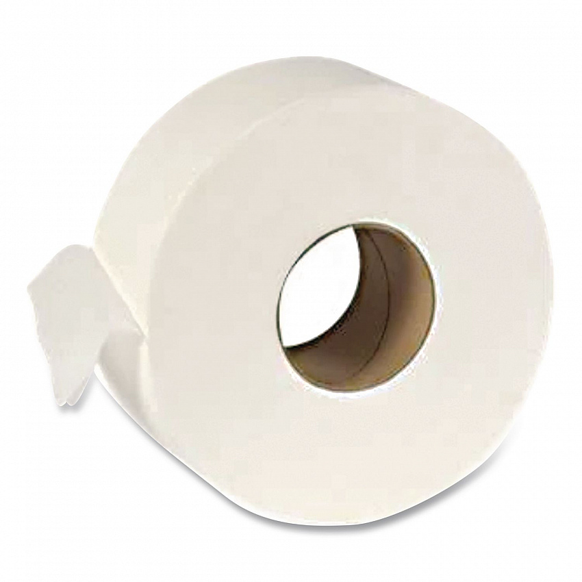 Recycled Two-Ply Jumbo Toilet Paper, Septic Safe, 3.55" x 1,000 ft, White, 12 Rolls/Carton (EJ932)