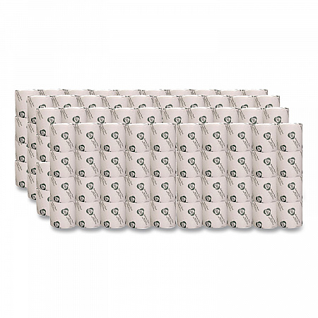 Recycled Two-Ply Standard Toilet Paper, Septic Safe, White, 600 Sheets/Roll, 48 Rolls/Carton (EBW680)