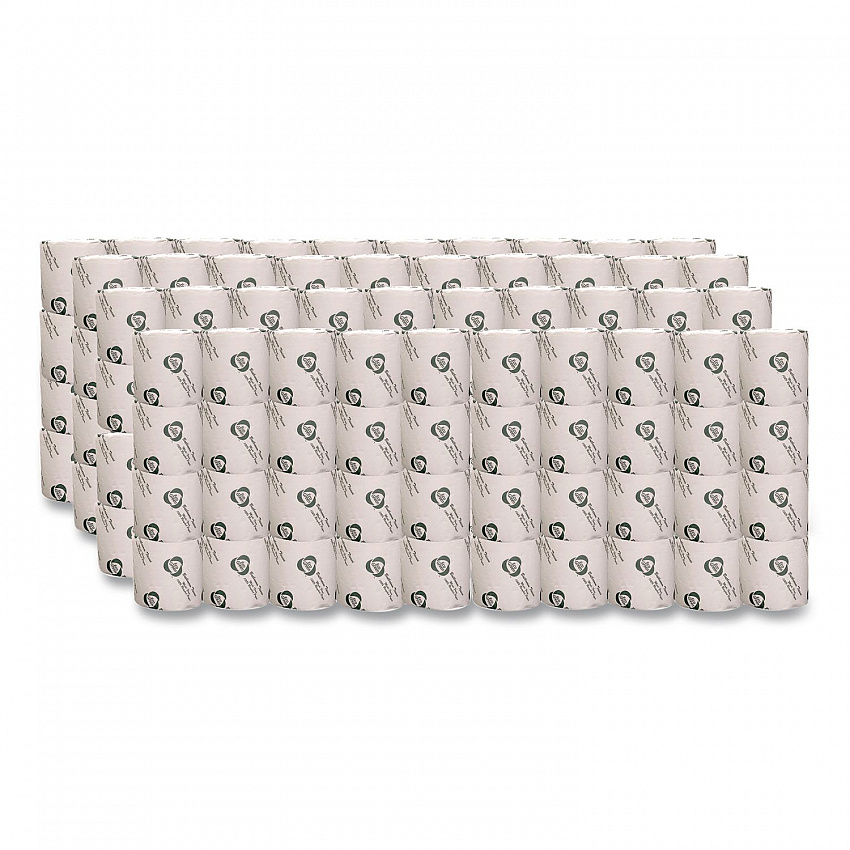 Recycled Two-Ply Standard Toilet Paper, Septic Safe, White, 600 Sheets/Roll, 48 Rolls/Carton (EBW680)