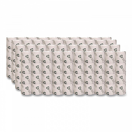 Recycled Two-Ply Standard Toilet Paper, Septic Safe, White, 550 Sheets/Roll, 80 Rolls/Carton (EB8543)