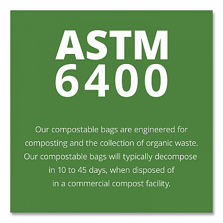 EcoSafe-6400 Bags, 30 gal, 1.1 mil, 30