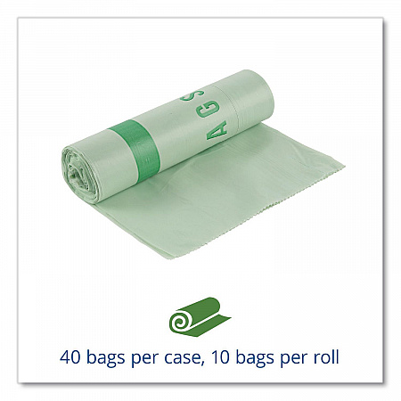 EcoSafe-6400 Bags, 32 gal, 0.85 mil, 33