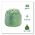 EcoSafe-6400 Bags, 48 gal, 0.85 mil, 42