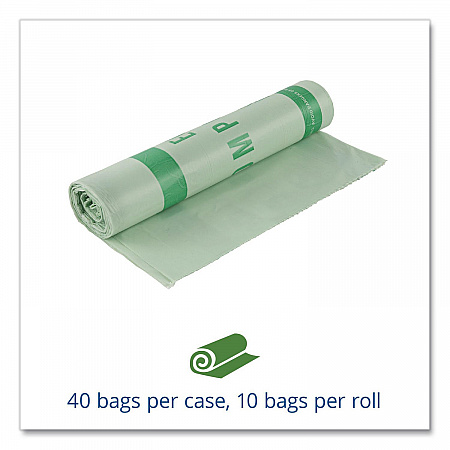EcoSafe-6400 Bags, 48 gal, 0.85 mil, 42