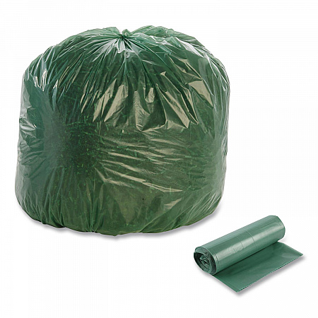 Controlled Life-Cycle Plastic Trash Bags, 33 gal, 1.1 mil, 33