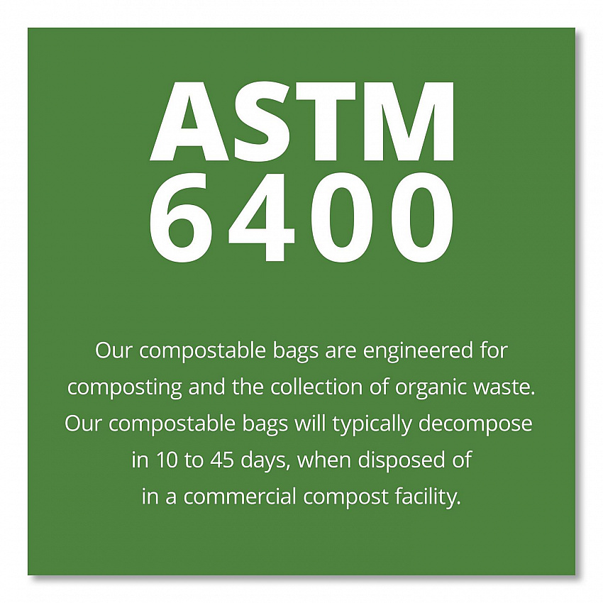 EcoSafe-6400 Bags, 64 gal, 0.85 mil, 48" x 60", Green, 30/Box (E4860E85)
