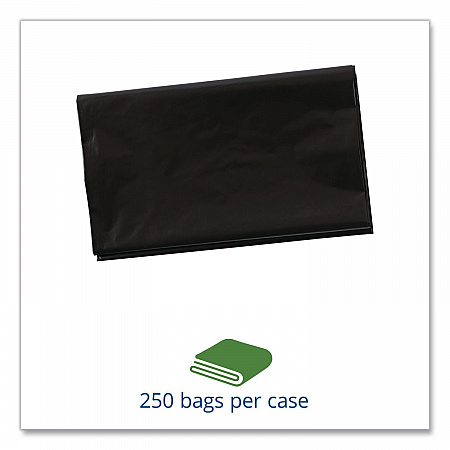 Total Recycled Content Plastic Trash Bags, 10 gal, 1 mil, 24