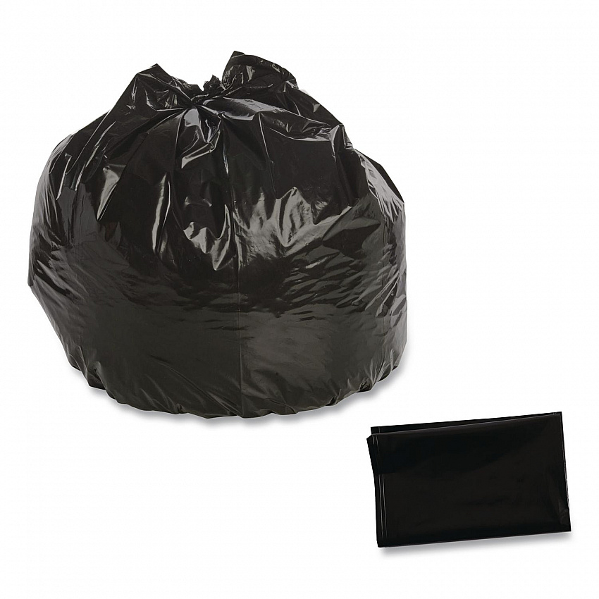 Insect-Repellent Trash Bags, 35 gal, 2 mil, 33" x 45", Black, 80/Box (P3345K20)