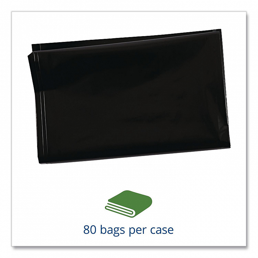 Insect-Repellent Trash Bags, 35 gal, 2 mil, 33" x 45", Black, 80/Box (P3345K20)
