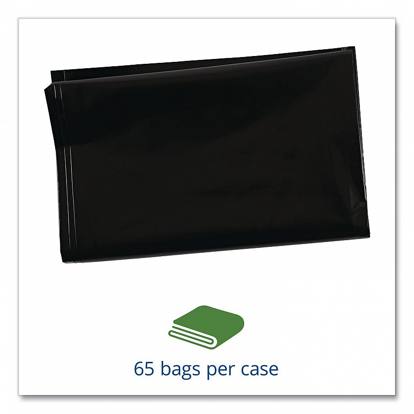 Insect-Repellent Trash Bags, 55 gal, 2 mil, 37" x 52", Black, 65/Box (P3752K20)