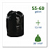 Total Recycled Content Plastic Trash Bags, 60 gal, 1.5 mil, 38