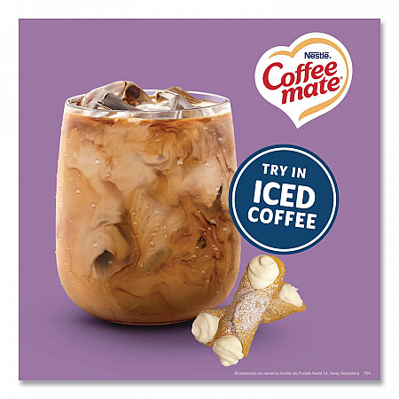 Bulk Liquid Coffee Creamer, Italian Sweet Cream, 0.38 oz Mini Cups, 180/Carton (21108CT)