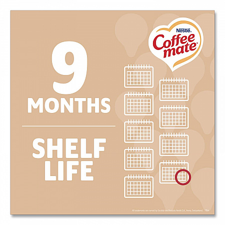 Liquid Coffee Creamer, Original, 0.38 oz Mini Cups, 360/Carton (35010)