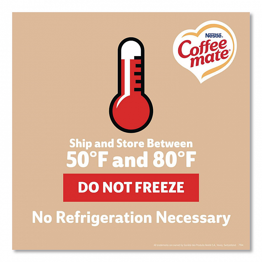 Liquid Coffee Creamer, Original, 0.38 oz Mini Cups, 360/Carton (35010)