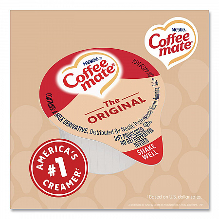 Liquid Coffee Creamer, Original, 0.38 oz Mini Cups, 360/Carton (35010)