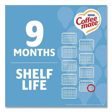 Liquid Coffee Creamer, French Vanilla, 0.38 oz Mini Cups, 180/Carton (35070)