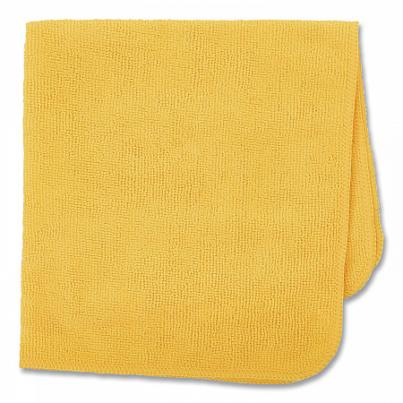Microfiber Cleaning Cloths, 16 x 16, Yellow, 24/Pack (1820584)