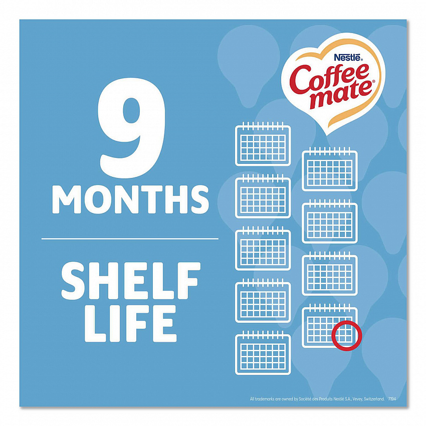 Liquid Coffee Creamer, French Vanilla, 0.38 oz Mini Cups, 360/Carton (48978)
