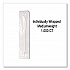 Individually Wrapped Mediumweight Cutlery, Knife, Plastic, White, 1,000/Carton (1101000)