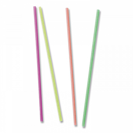 Neon Sip Sticks, 5.5