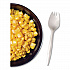 Mediumweight Polypropylene Cutlery, Spork, Plastic, White, 1,000/Carton (1015000)