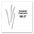 Elegant Dinnerware Heavyweight Cutlery, Knife, Plastic, White, 500/Box (1071010)
