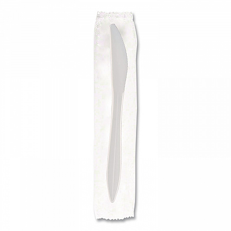 Elegant Dinnerware Heavyweight Cutlery Assortment, Heavyweight, (120) Forks/(80) Spoons/(40) Knives, Plastic, White, 240/Box (90191)