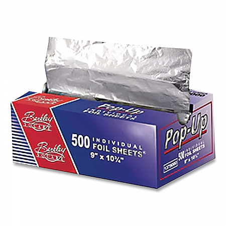 Pop-Up Aluminum Foil, 9 x 10.75, 500/Pack, 6 Packs/Carton (1379000)