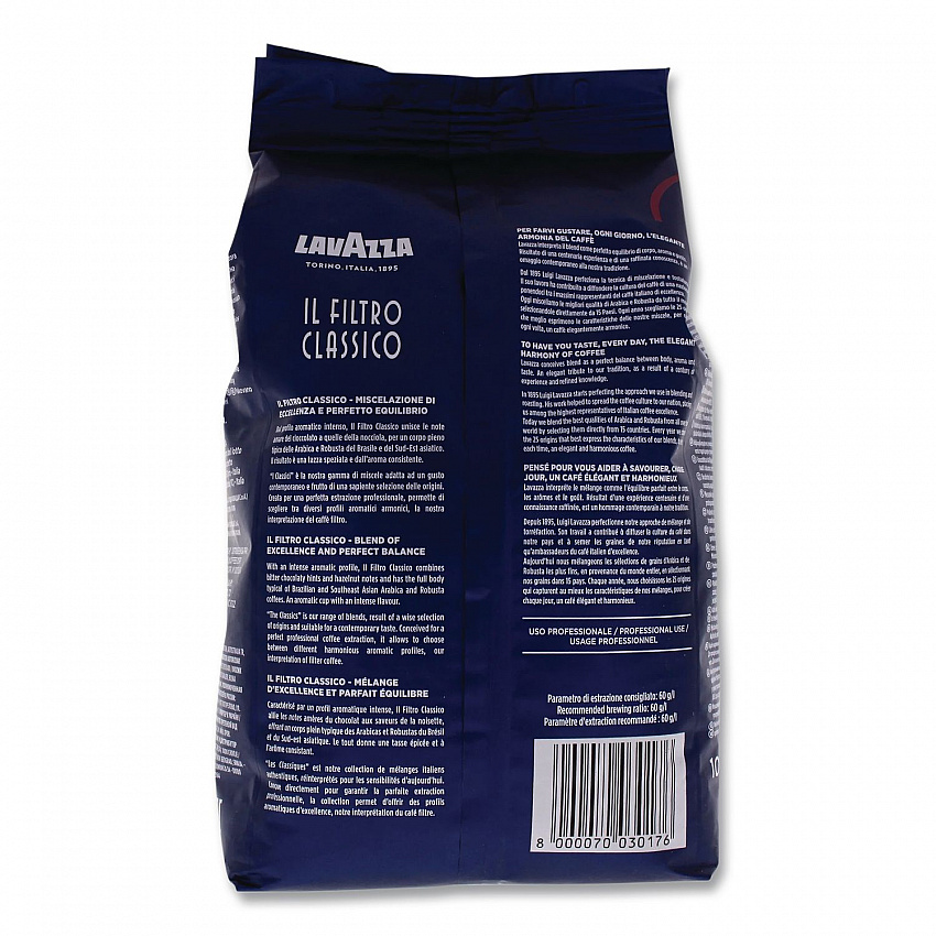 Filtro Classico Whole Bean Coffee, Dark and Intense, 2.2 lb Bag (3445)