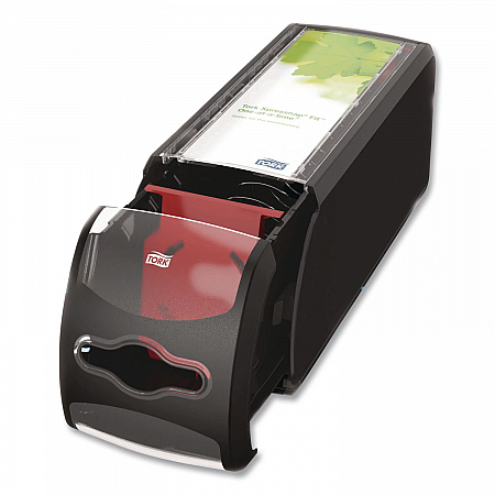 Xpressnap Fit Napkin Dispenser, Countertop, 4.8 x 12.8 x 5.6, Black (7432000)