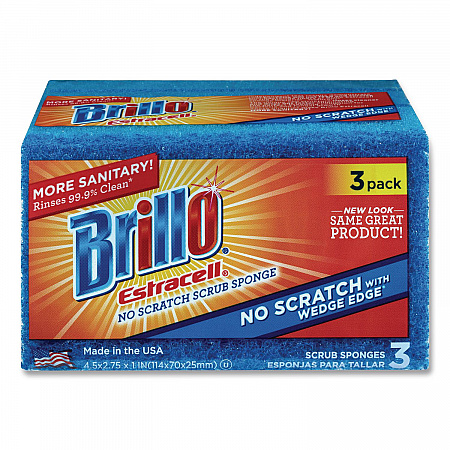 Estracell No Scratch Kitchen Sponges, 4.5 x 2.75, 1
