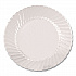 Classicware Plastic Dinnerware Plates, 10.25