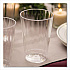 Classic Crystal Plastic Tumblers, 12 oz, Clear, Fluted, Tall, 20/Pack, 12 Packs/Carton (CC12240)
