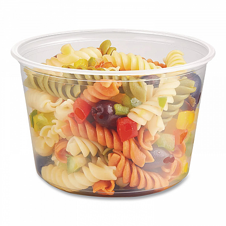 Deli Containers, 16 oz, Clear, Plastic, 50/Pack, 10 Packs/Carton (APCTR16)