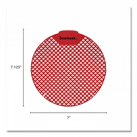 Urinal Screen, Cherry Scent, Red, 1.8 oz, Dozen (1008)