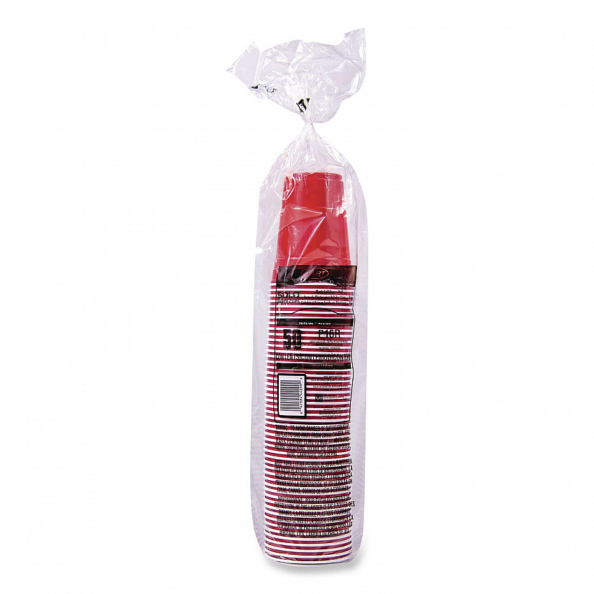 SOLO Party Plastic Cold Drink Cups, 16 oz, Red, 50/Pack (P16RPK)