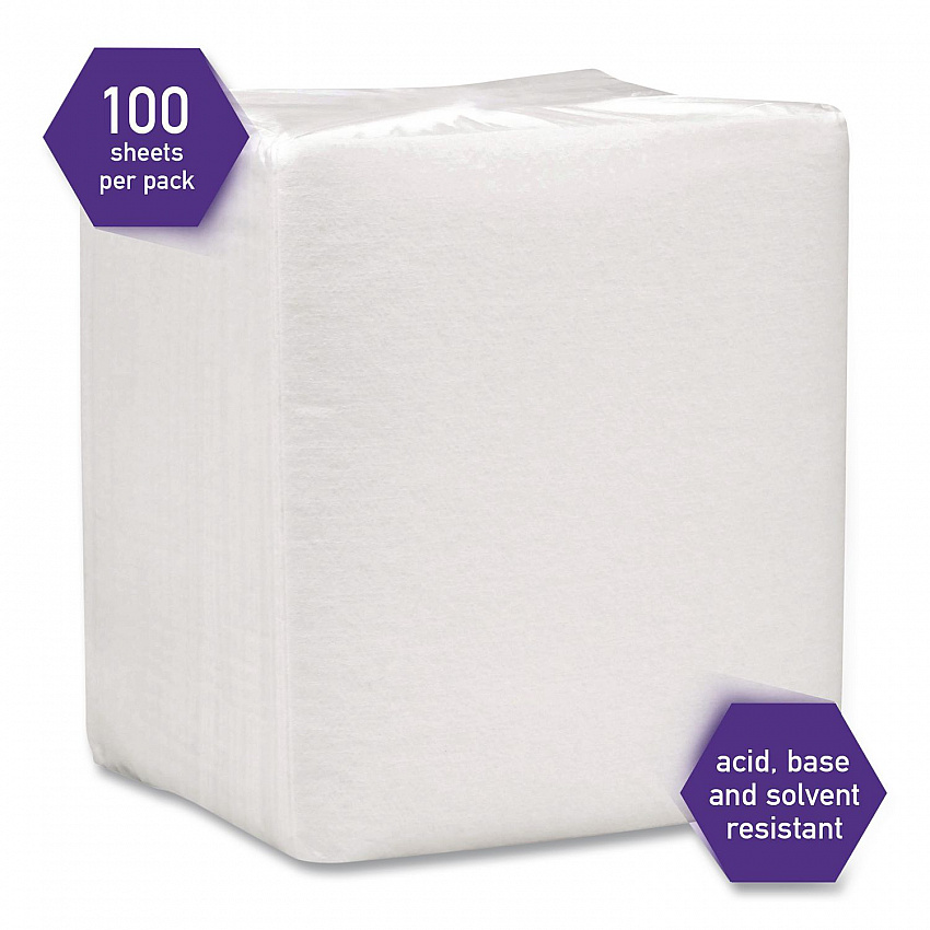 SCOTTPURE Critical Task Wipers, 1/4 Fold, 12 x 15, White, 100/Box, 4/Carton (06121)