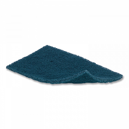 Doodlebug Medium-Duty Scrub Pad, 4.62 x 10, Blue, 10/Carton (08005B)