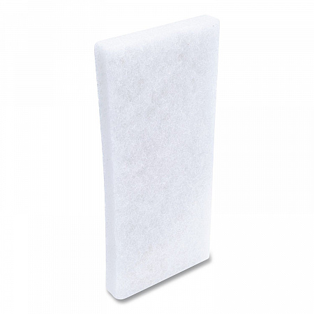 Fine Grade Utility Pad, 4.62 x 10, White, 10/Carton (401B)