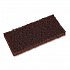 Heavy-Duty Utility Pad, 4.62 x 10, Brown, 10/Carton (403B)