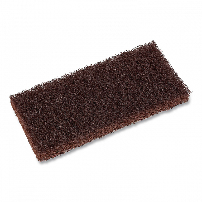 Heavy-Duty Utility Pad, 4.62 x 10, Brown, 10/Carton (403B)
