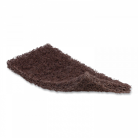 Heavy-Duty Utility Pad, 4.62 x 10, Brown, 10/Carton (403B)