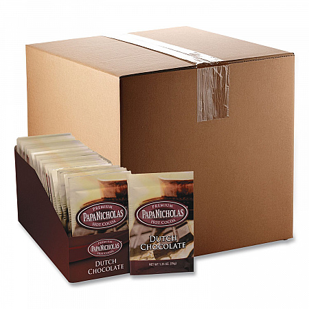Premium Hot Cocoa, Dutch Chocolate, 24/Carton (79224)