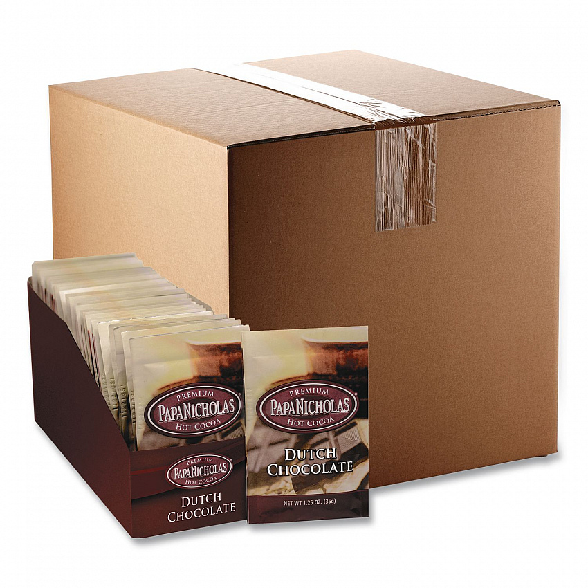 Premium Hot Cocoa, Dutch Chocolate, 24/Carton (79224)