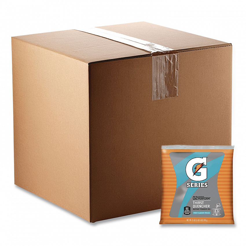Powdered Drink Mix, Glacier Freeze, 21 oz Packet, 32/Carton (33677)