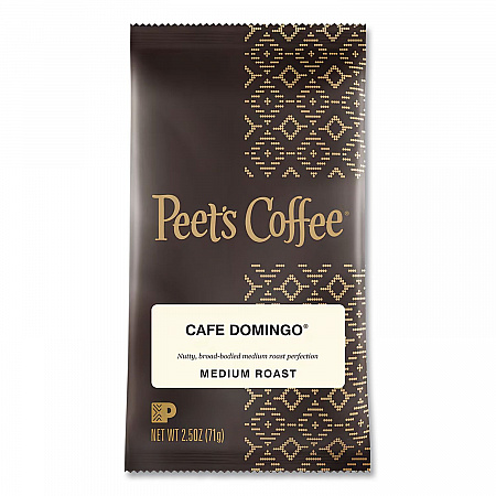 Coffee Portion Packs, Cafe Domingo Blend, 2.5 oz Frack Pack, 18/Box (504918)