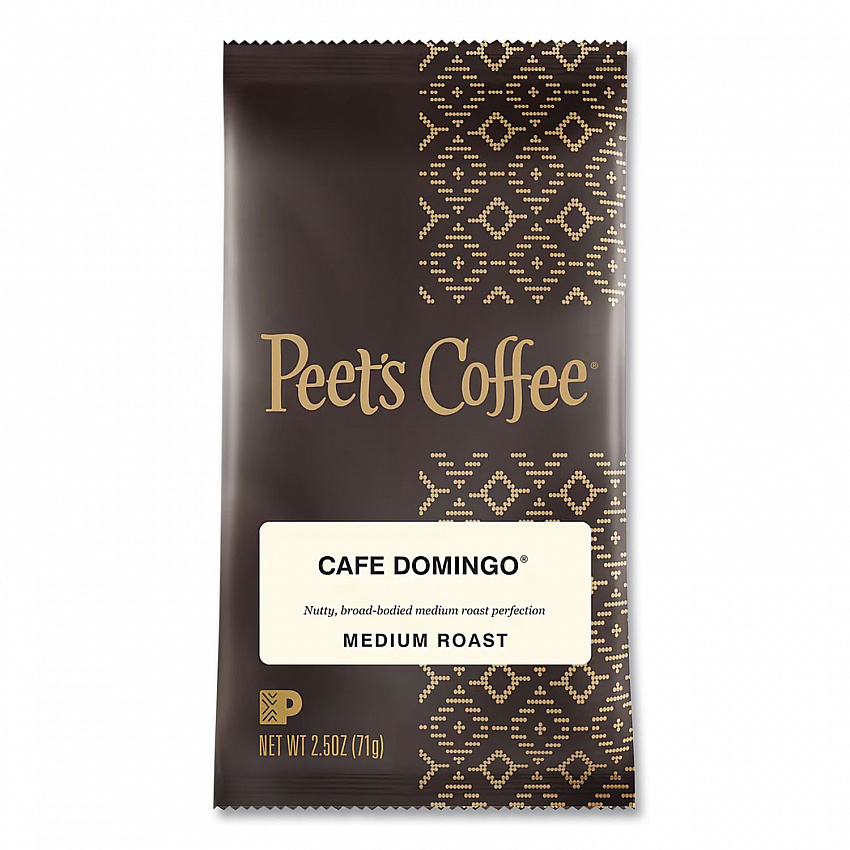 Coffee Portion Packs, Cafe Domingo Blend, 2.5 oz Frack Pack, 18/Box (504918)