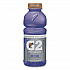 G2 Perform 02 Low-Calorie Thirst Quencher, Grape, 20 oz Bottle, 24/Carton (04060)