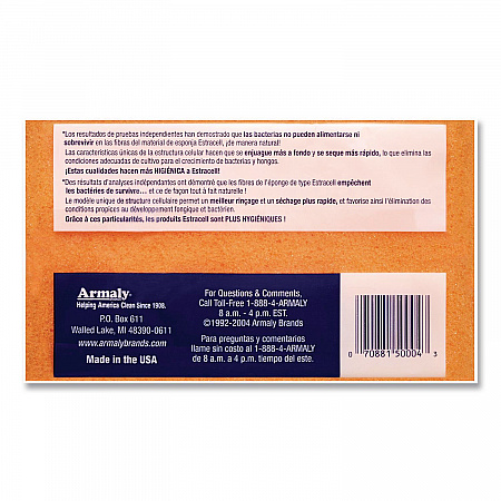 Commercial Heavy Duty Scrub Sponge, 3.5 x 6.12, 0.8