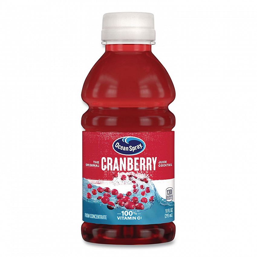 Cranberry Juice Cocktail, Cranberry, 10 oz Bottle, 24/Carton (22002661)